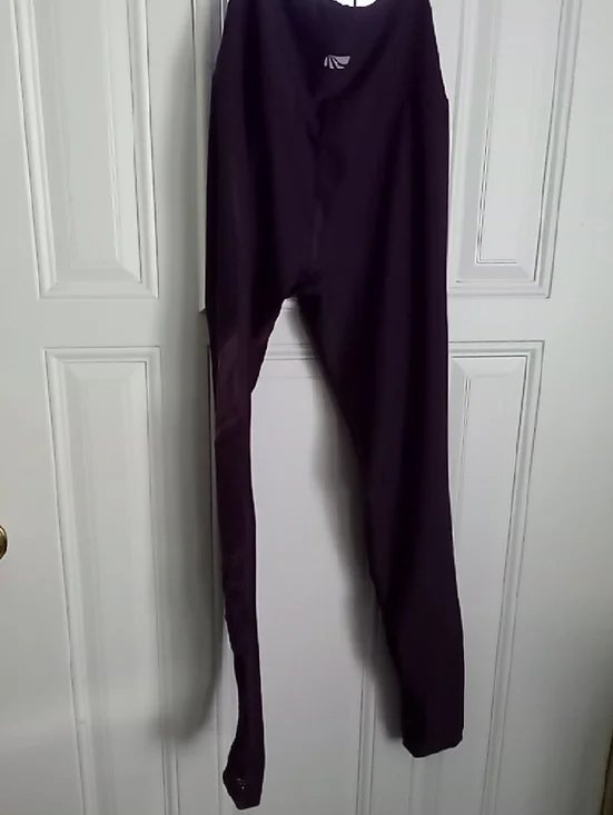 Marika Deep Plum Workout Leggings - Picture 5 of 5